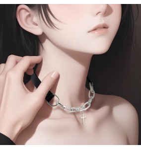 MizzZee - Pleasure Bondage Collar Restraint Set SM (Type B)